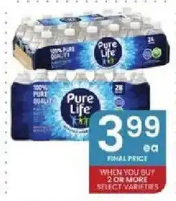 Albertsons Pure Life water offer