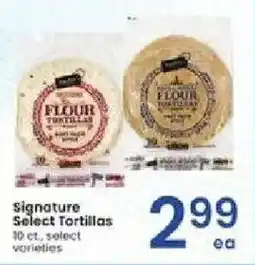 Albertsons Signature Select Tortillas offer