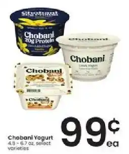 Albertsons Chobani Yogurt offer