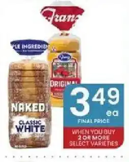 Albertsons Fran's classic white bread offer