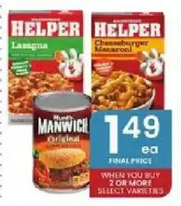 Albertsons Manwich Original offer