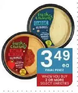Albertsons Fresh Choice hummus offer