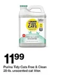 Target Purina Tidy Cats Free & Clean offer