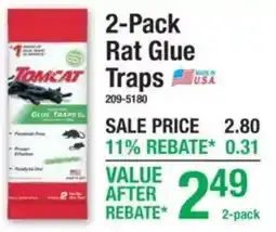 Menards Tomcat rat glue traps offer