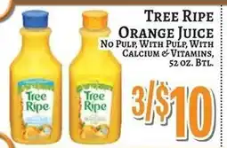Trade Fair Supermarket Tree Ripe Orange Juice offer