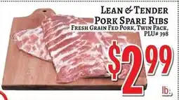 Trade Fair Supermarket Lean & Tender Pork Spare Ribs offer