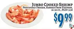 Trade Fair Supermarket Jumbo Cooked Shrimp offer