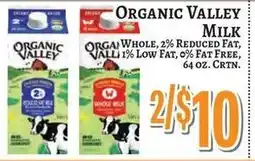 Trade Fair Supermarket Organic Valley Milk offer