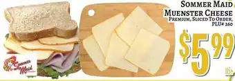 Trade Fair Supermarket Sommer Maid Muenster Cheese offer