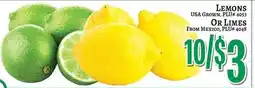Trade Fair Supermarket Lemons or Limes offer