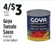 Pioneer Supermarkets Goya Tomato Sauce offer