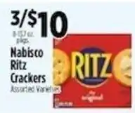 Pioneer Supermarkets Nabisco Ritz Crackers offer