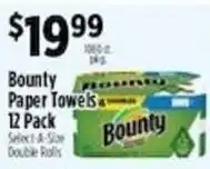 Pioneer Supermarkets Bounty paper towels offer