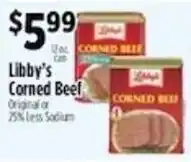 Pioneer Supermarkets Libby's Corned Beef offer