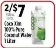 Pioneer Supermarkets Coco Xim coconut water offer