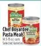 Pioneer Supermarkets Chef Boyardee Pasta Meals offer
