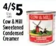 Pioneer Supermarkets Cow & Mill Sweetened Condensed Creamer offer