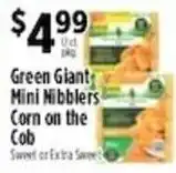 Pioneer Supermarkets Green Giant mini nibblers corn on the cob offer