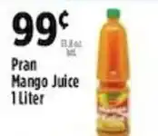 Pioneer Supermarkets Pran mango juice offer