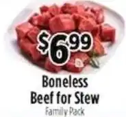 Pioneer Supermarkets Boneless Beef for Stew offer