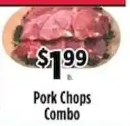 Pioneer Supermarkets Pork Chops Combo offer