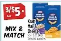 Pioneer Supermarkets Kraft Mac & Cheese offer