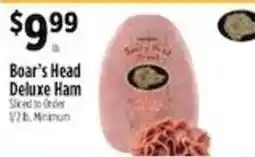 Pioneer Supermarkets Boar's Head Deluxe Ham offer
