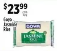 Pioneer Supermarkets Goya jasmine rice offer