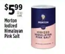 Pioneer Supermarkets Morton iodized himalayan pink salt offer