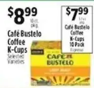 Pioneer Supermarkets Cafe Bustelo coffee k-cups offer