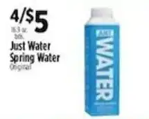 Pioneer Supermarkets Just Water Spring Water Original offer