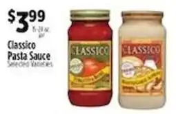Pioneer Supermarkets Classico pasta sauce offer