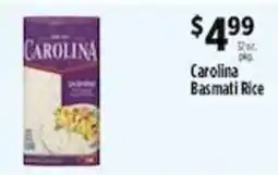 Pioneer Supermarkets Carolina basmati rice offer
