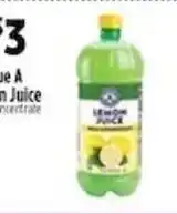 Pioneer Supermarkets Lemon Juice offer