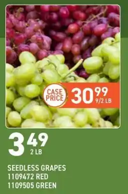 US Foods Chef's Store Seedless Grapes offer