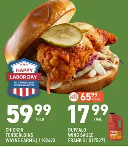 US Foods Chef's Store Chicken Tenderloins Wayne Farms offer