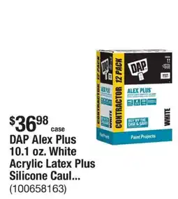 The Home Depot Dap alex plus acrylic latex plus silicone caulk offer
