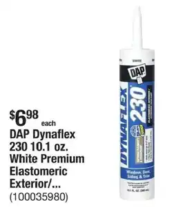The Home Depot Dap dynaflex 230 offer