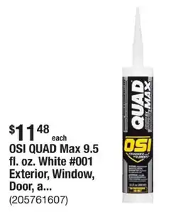 The Home Depot Osi quad max offer