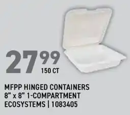 US Foods Chef's Store Mfpp Hinged Containers offer