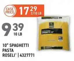 US Foods Chef's Store Roseli 10" Spaghetti Pasta offer