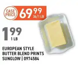 US Foods Chef's Store Sunglow European Style Butter Blend Prints offer