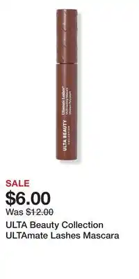 Ulta Beauty ULTA Beauty Collection ULTAmate Lashes Mascara offer