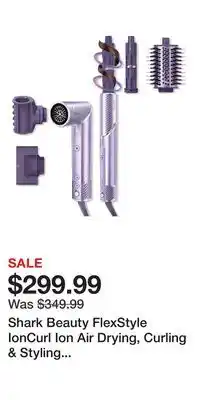 Ulta Beauty Shark Beauty FlexStyle IonCurl Ion Air Drying, Curling & Styling System, Lilac offer