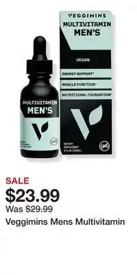 Ulta Beauty Veggimins Mens Multivitamin offer