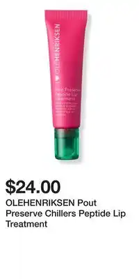Ulta Beauty OLEHENRIKSEN Pout Preserve Chillers Peptide Lip Treatment offer