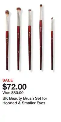 Ulta Beauty BK Beauty Brush Set for Hooded & Smaller Eyes offer