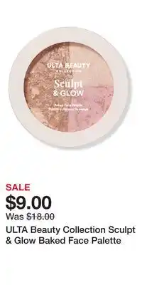 Ulta Beauty ULTA Beauty Collection Sculpt & Glow Baked Face Palette offer