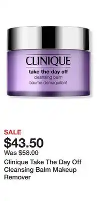 Ulta Beauty Clinique Take The Day Off Cleansing Balm Makeup Remover offer