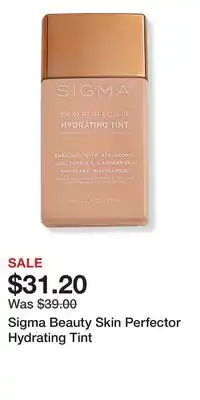 Ulta Beauty Sigma Beauty Skin Perfector Hydrating Tint offer